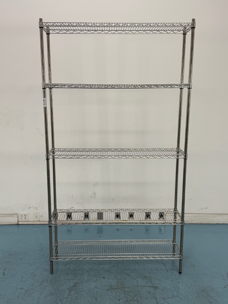 Image of 4' Stationary Wire Shelving Unit